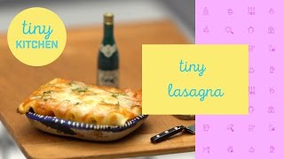 Tiny Lasagna  Tiny Kitchen [upl. by Haldes885]