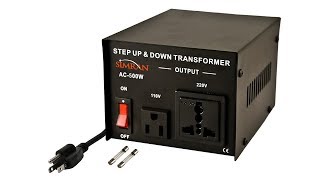 110 to 220 StepUp transformer Review [upl. by Ettigdirb156]