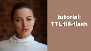 Video tutorial TTL fillflash [upl. by Deenya914]