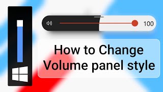 How to Change Volume panel style in windows  NH Soft [upl. by Richer41]