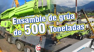 ENSAMBLE DE GRUA DE 500 TONELADAS [upl. by Lenahtan]