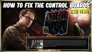 HOW TO FIX THE FACTORY CONTROL BOARDS  ESCAPE FROM TARKOV  MECHANIC TASKS FARMING PART 1 TOOLSET [upl. by Ielak761]