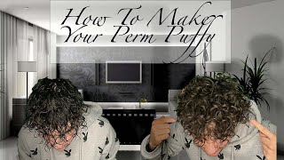 How To Make A Perm Puffy Afro Comb technique [upl. by Carey491]