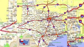 road map of texas [upl. by Vevina917]