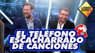 El teléfono escacharrado de cantantes  Carlos Latre  El Hormiguero [upl. by Kimberli]