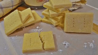 Easy 3INGREDIENT Shortbread Cookies  No Mixer Needed [upl. by Atiuqrahs58]