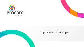 Procare Desktop Updates amp Backups [upl. by Skees15]