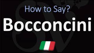 How to Pronounce Bocconcini CORRECTLY Italian Pronunciation MOZZARELLA [upl. by Ines]