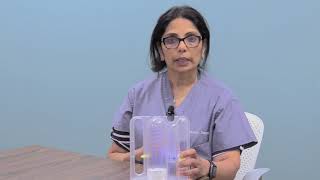 HOW TO USE AN INCENTIVE SPIROMETER [upl. by Hterag371]