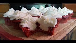 How to make Red Velvet Cupcakes from scratch [upl. by Jedlicka920]