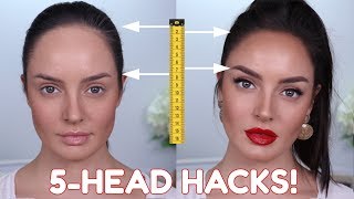 Big Forehead Beauty Hacks 10 Tips amp Tricks to Make Your Forehead Look Smaller [upl. by Darryl686]