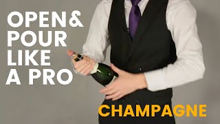 Opening and Pouring Champagne [upl. by Ttelracs]