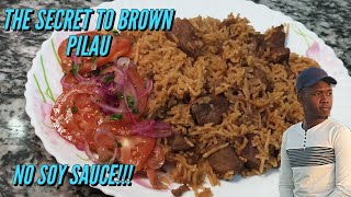 How to cook PILAU  Authentic Swahili Beef PILAU Recipe Kenya  How to cook PILAU with meat  PILAU [upl. by Ydoow837]