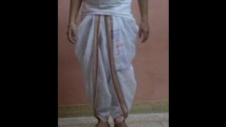 How to Wear a Dhoti Tutorial [upl. by Nisay]