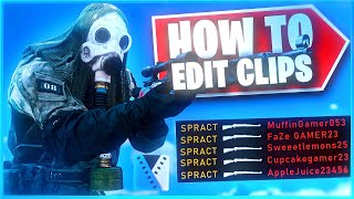 How to EDIT CLIPS for YOUTUBEIGTIKTOK Call of Duty Sniping [upl. by Eidod]