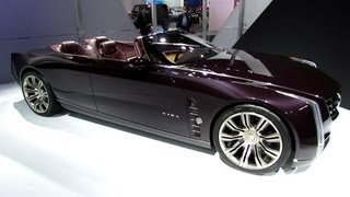 Cadillac Ciel Concept  Exterior and Interior Walkaround  2013 Detroit Auto Show [upl. by Jit532]