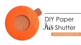 DIY Paper Iris Shutter SVG cutting file and printable PDF [upl. by Anyaled]