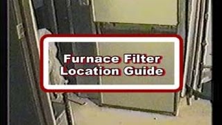 Furnace Filter Location Guide [upl. by Alrrats]