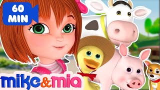 Nursery Rhymes Songs with Lyrics and Action  Collection of Popular Kids Songs by Mike and Mia [upl. by Sup]