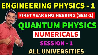 ENGINEERING PHYSICS  PHYSICS1  S1  QUANTUM PHYSICS  SEMESTER1 PHYSICS  SAURABH DAHIVADKAR [upl. by Hutchison815]