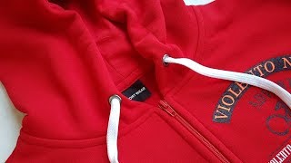 Hit How to sew a zip in a hoodie Jak uszyć ekspres w bluzie z kapturem [upl. by Welby]