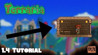 How to Build a Suitable House for NPCs Terraria 14 Tutorial [upl. by Ateikan920]