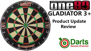 One80 Gladiator 3 Dartboard Product Update Review [upl. by Eidnam]