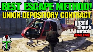 Best Escape Method Union Depository Contract GTA Online [upl. by Ritch]