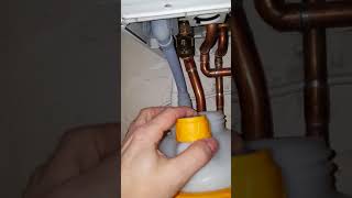 F28 Error Gas boiler stopped  How to fix condensate problem on gas boiler [upl. by Clausen]