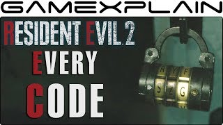 Resident Evil 2 Remake  How to Unlock Every Safe amp Lock  GUIDE [upl. by Anima]