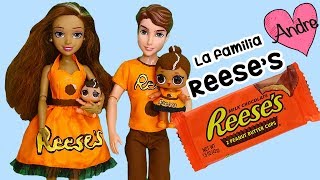 Familia LOL Reeses en juego de Candyland Jugando muñecas y juguetes con Andre [upl. by Rezal]