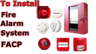 How to install a fire alarm system FACP [upl. by Modesta]