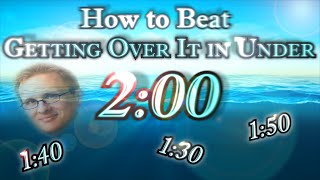 How to Beat Getting Over It in Under 2 Minutes [upl. by Altaf197]