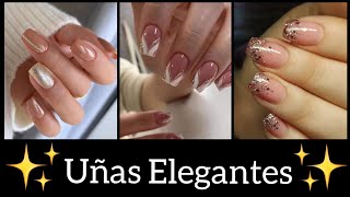 DISEÑOS DE UÑAS❤ ELEGANTES 2021 UÑAS CORTAS NATURALES [upl. by Dorelia]