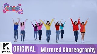 Mirrored Lets Dance렛츠댄스 TWICE트와이스Heart Shaker Choreography1theK Dance Cover Contest [upl. by Vernier]