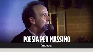 La commovente poesia di Roberto Benigni per Massimo Troisi [upl. by Nnair]