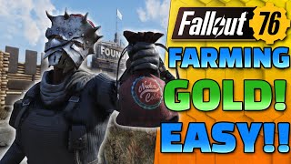 Easy GOLD BULLION Farming  Earn MAXIMUM Gold Per day  Fallout 76 Wastelanders [upl. by Ardnaeel]