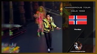 Michael Jackson  Thriller  Live Oslo 1992  HD [upl. by Selima29]