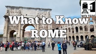 Visit Rome  What to Know Before You Visit Rome Italy [upl. by Judd378]