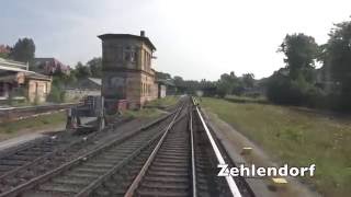 Führerstandsmitfahrt SBahn Berlin von Wannsee nach Oranienburg auf der S1 mit BR 481 in 4K [upl. by Mortie]