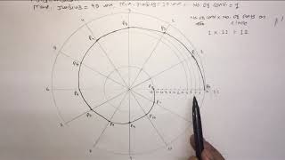 Archimedean Spiral  engineering graphics  gtu [upl. by Etselec]