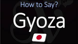 How to Pronounce Gyoza CORRECTLY [upl. by Albric863]