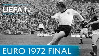 West Germany v USSR 1972 UEFA European Championship final highlights [upl. by Ikuy174]