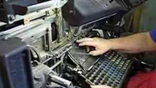 Linotype Machine [upl. by Pinsky]