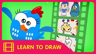 Lottie Dottie Mini  Learn To Draw  Kids Cartoons [upl. by Nylra415]