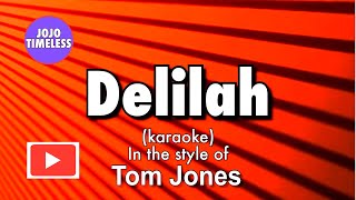 Delilah karaoke [upl. by Ahcilef]