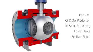 Flowserve Trunnion Mounted Control Ball Valve TMCBV [upl. by Courtnay]