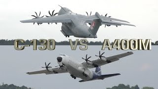 Hercules C130 vs Airbus A400M Which one Better [upl. by Hudgens]