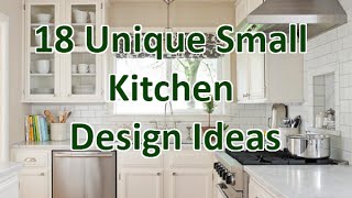 18 Unique Small Kitchen Design Ideas  DecoNatic [upl. by Navarro28]