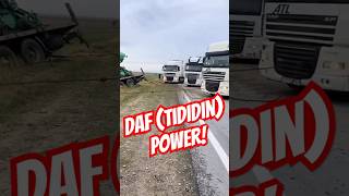 Triple DAF Rescue – HeavyDuty Recovery in Action 🚛💪 lkw camion truckdriver power bigrig job [upl. by Adiela]